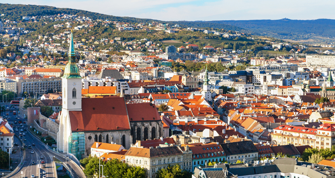 Cityscape of Bratislava, Slovakia