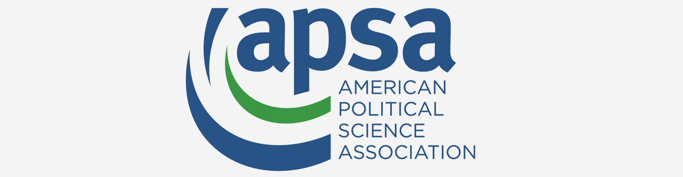American Political Science Association logo on grey background